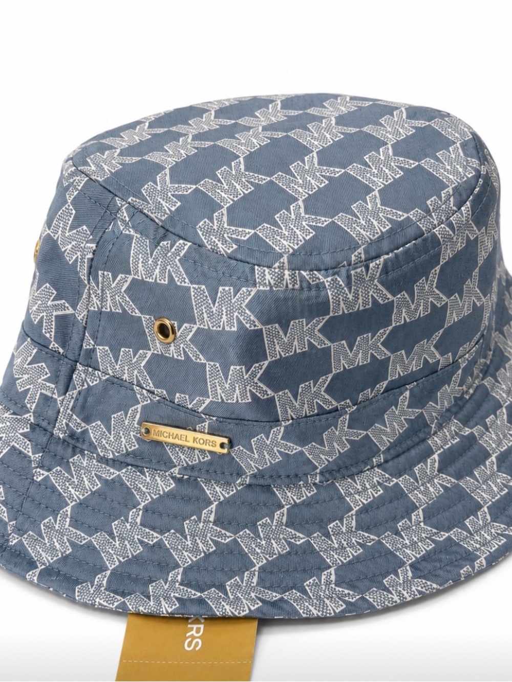 NWT MICHAEL KORS Chambray ORG RETAIL $98 Bucket Hat